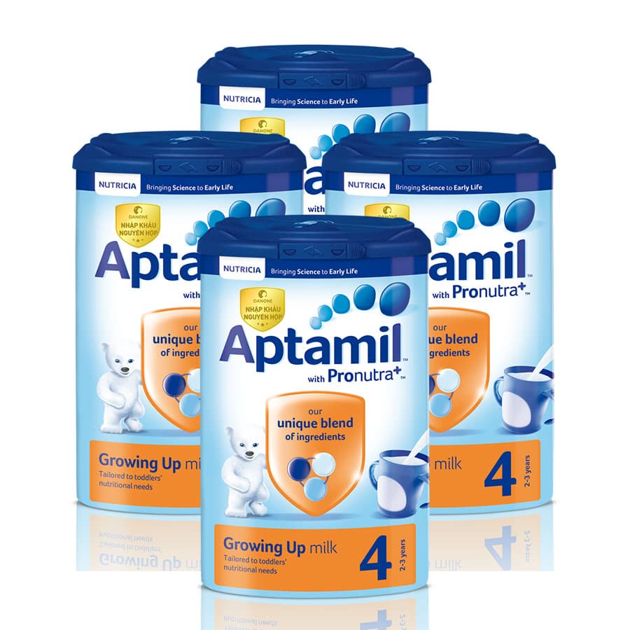 Combo 4 Hộp APTAMIL Anh Số 4- (Cho Trẻ Từ 2-3 Tuổi 800g)