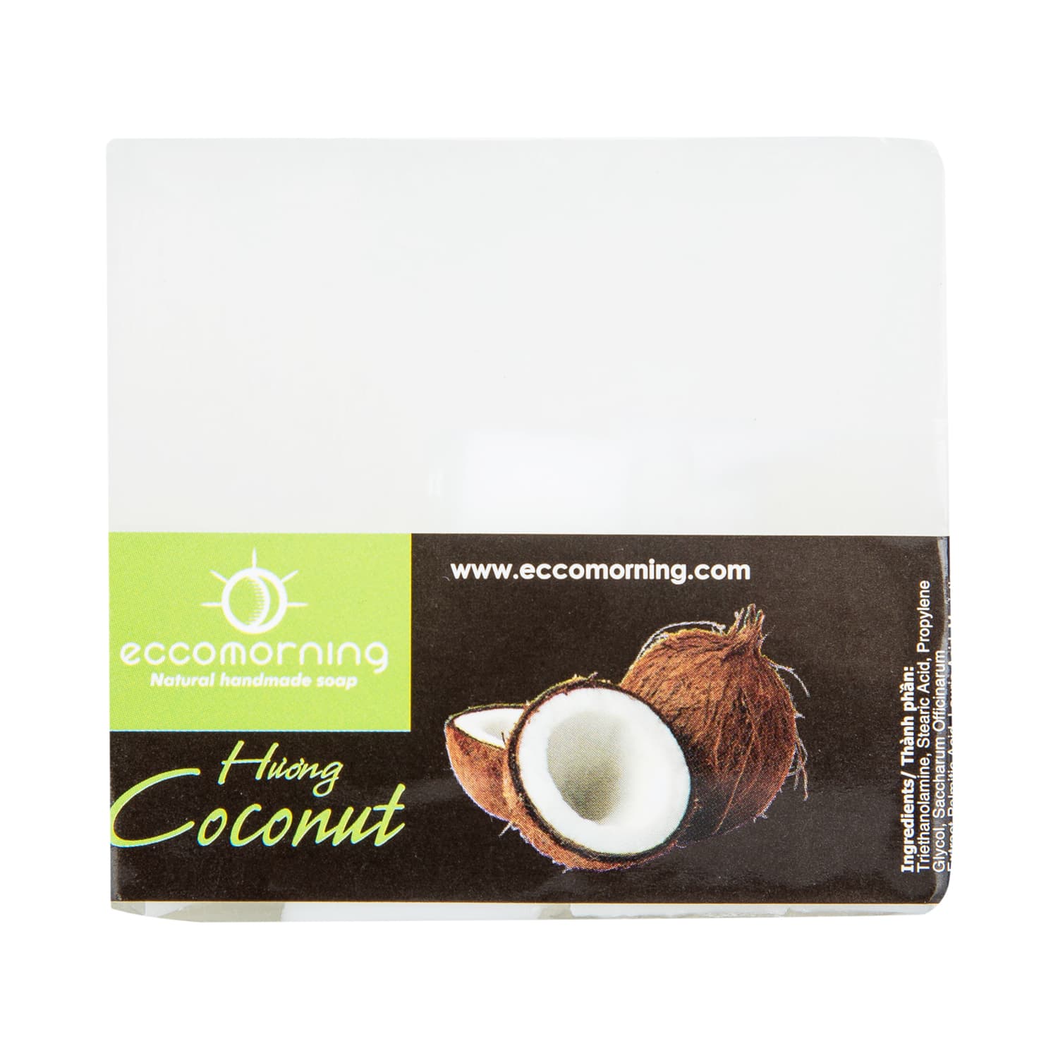 Xà Bông ECCOMORNING Hương Dừa 110g