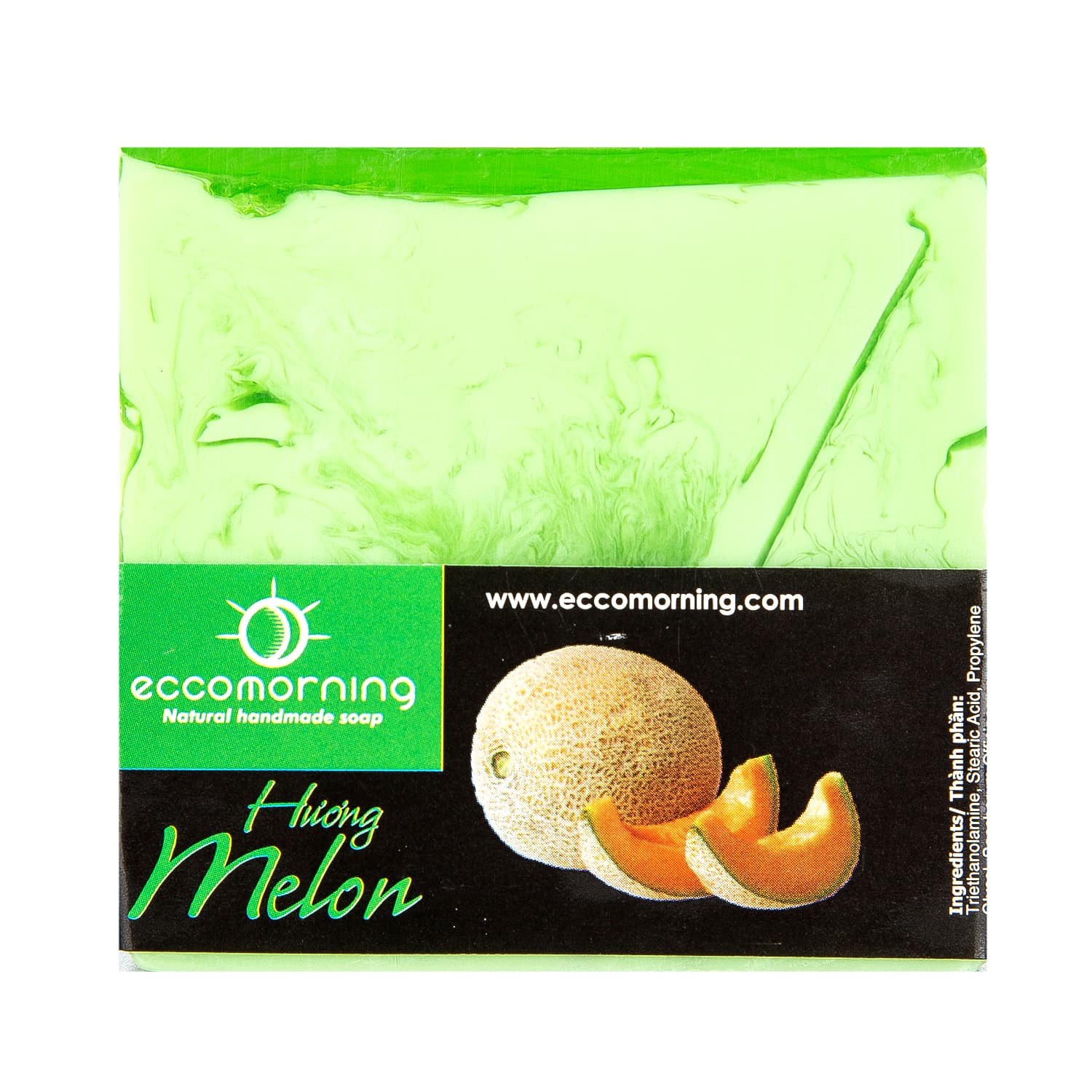 Xà Bông ECCOMORNING Hương Dưa Lưới 110g