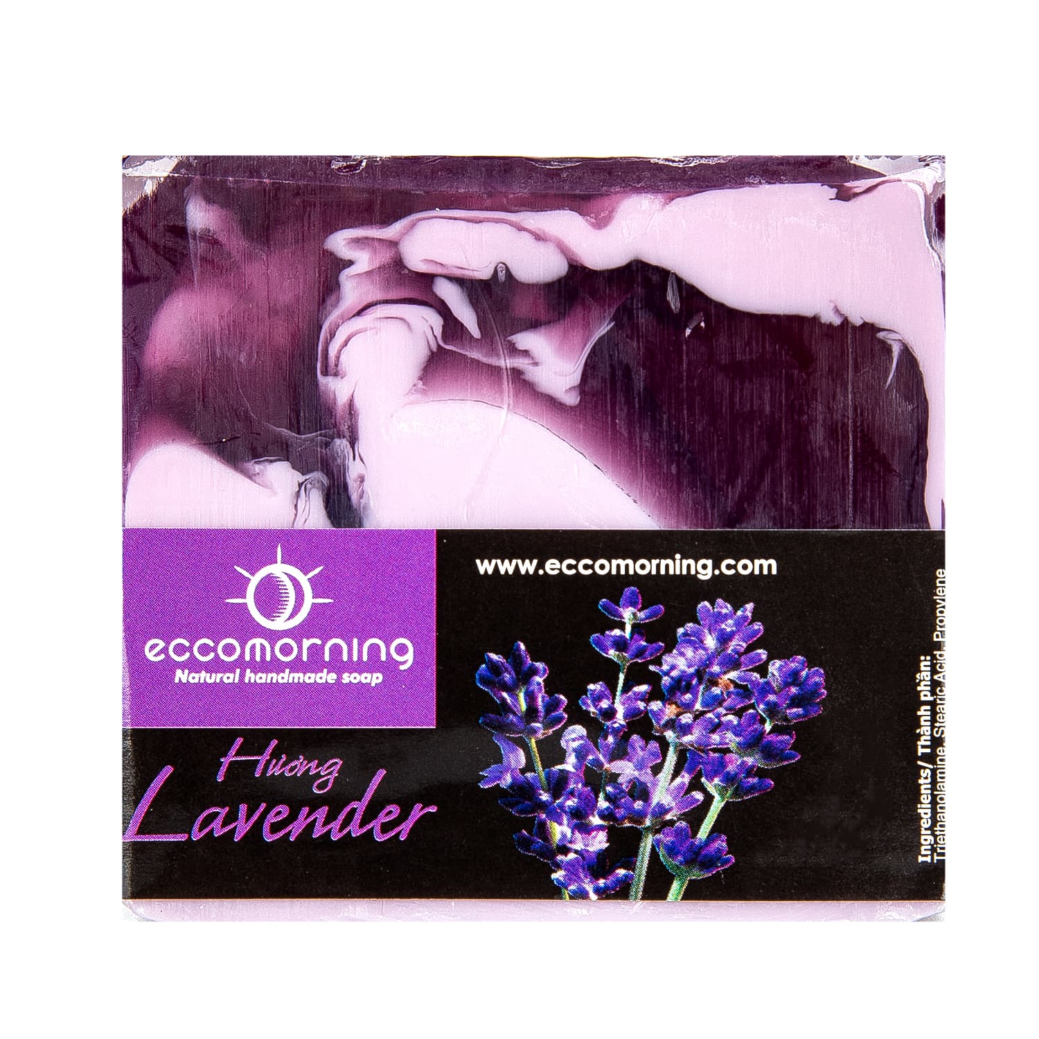 Xà Bông ECCOMORNING Hương Lavender 110g