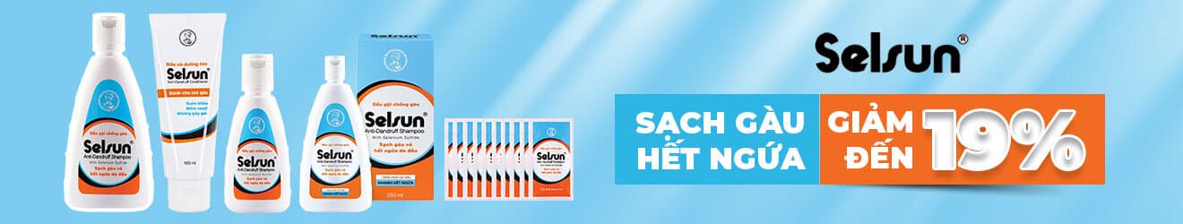 Banner thương hiệu Selsun