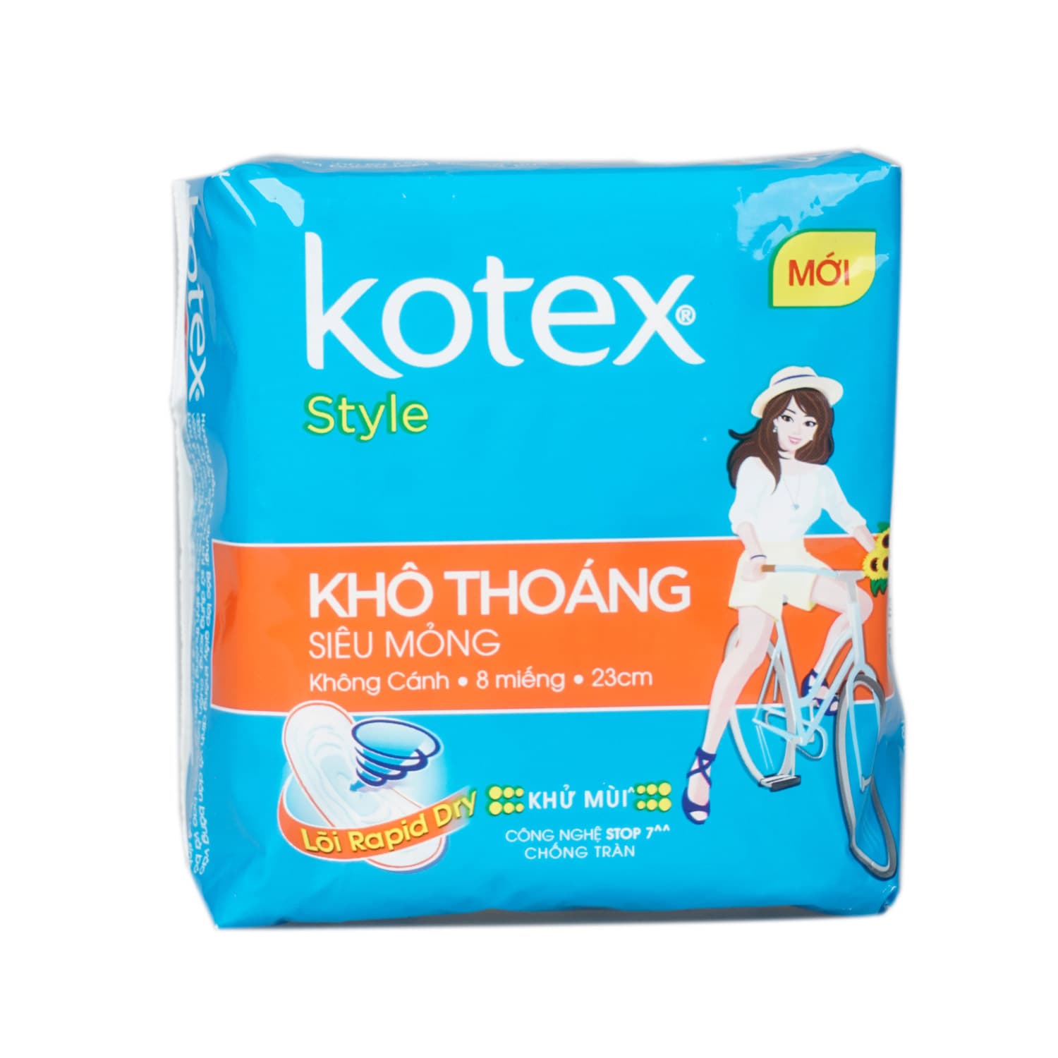 Băng Vệ Sinh Kotex Style LST Siêu Mỏng Không Cánh 8 Miếng
