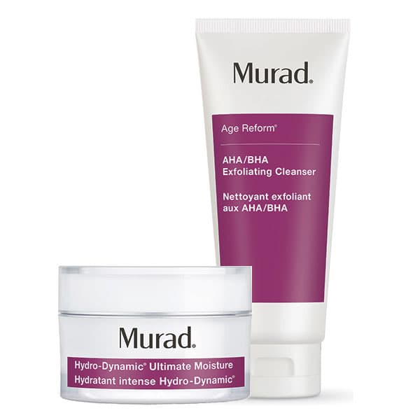 Bộ Đôi Cấp Nước, Chống Lão Hóa Murad: Kem Dưỡng 50ml + Sữa Rửa Mặt Tẩy Tế Bào Chết 200ml