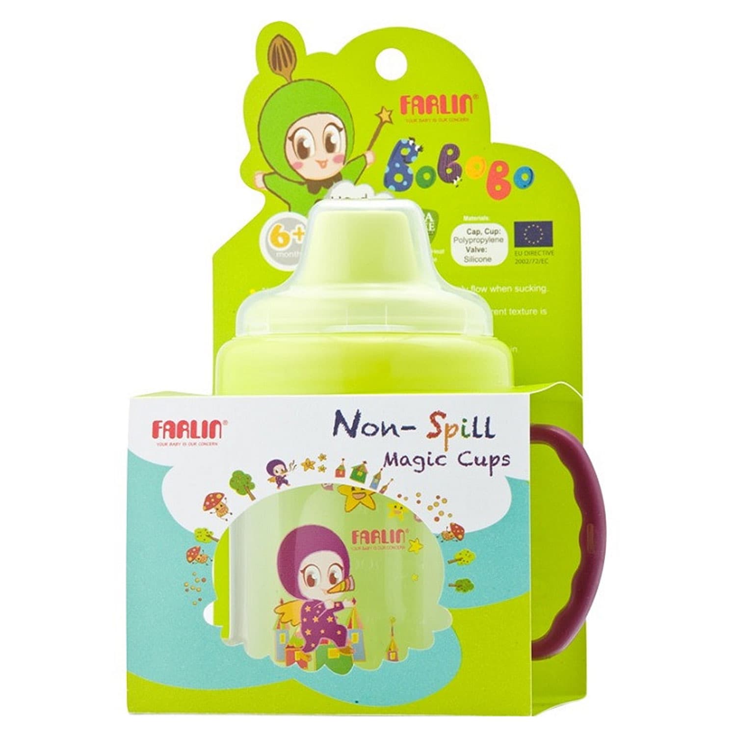 Cốc Tập Uống Farlin Chống Tràn 240ml (Giao Mẫu Ngẫu Nhiên)