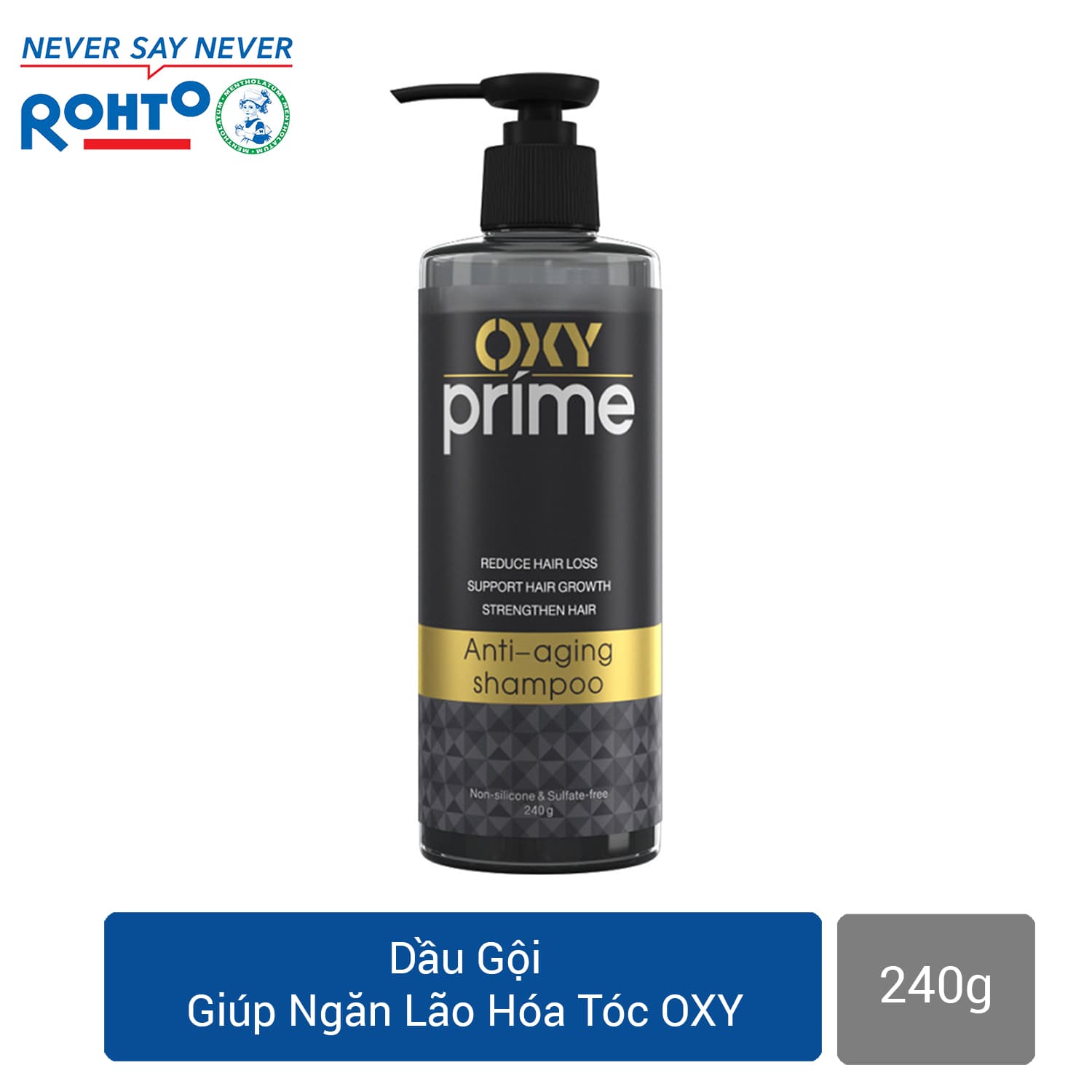 Dầu Gội Giúp Ngăn Lão Hóa Tóc OXY 240g