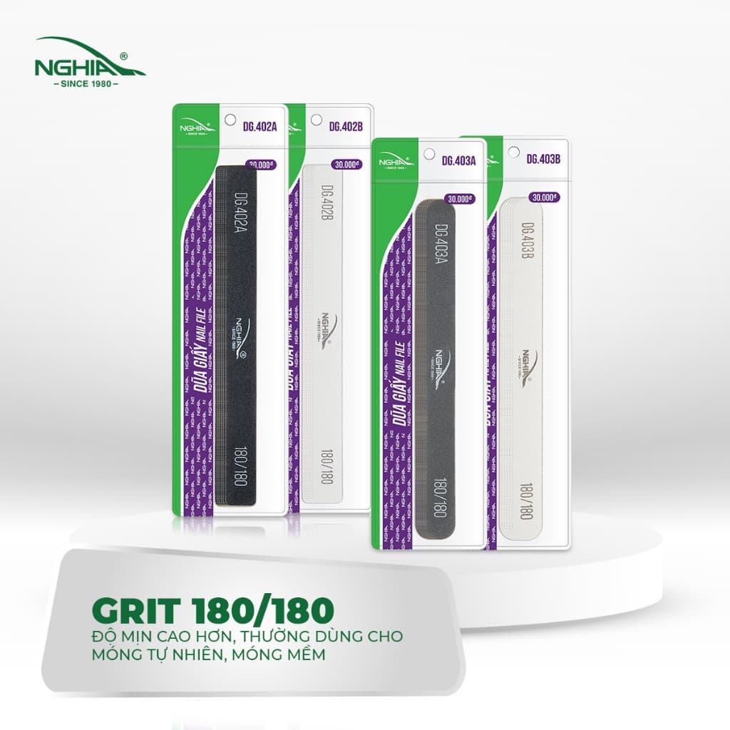 Dũa Giấy Kềm Nghĩa DG.403 (6 Chiếc/ Vỉ)