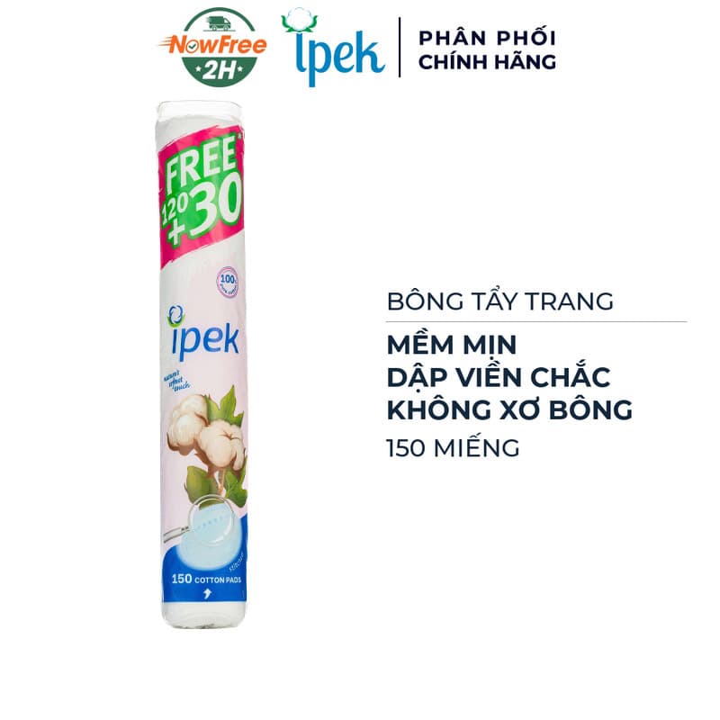Bông Tẩy Trang Ipek 150 Miếng