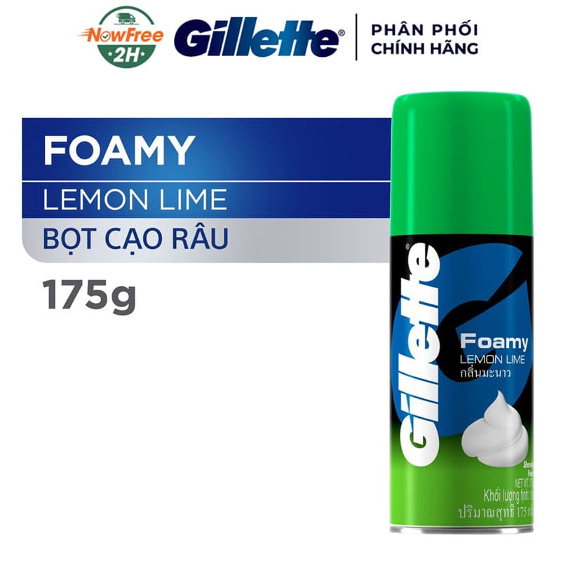 Bọt Cạo Râu Gillette Hương Chanh 175g
