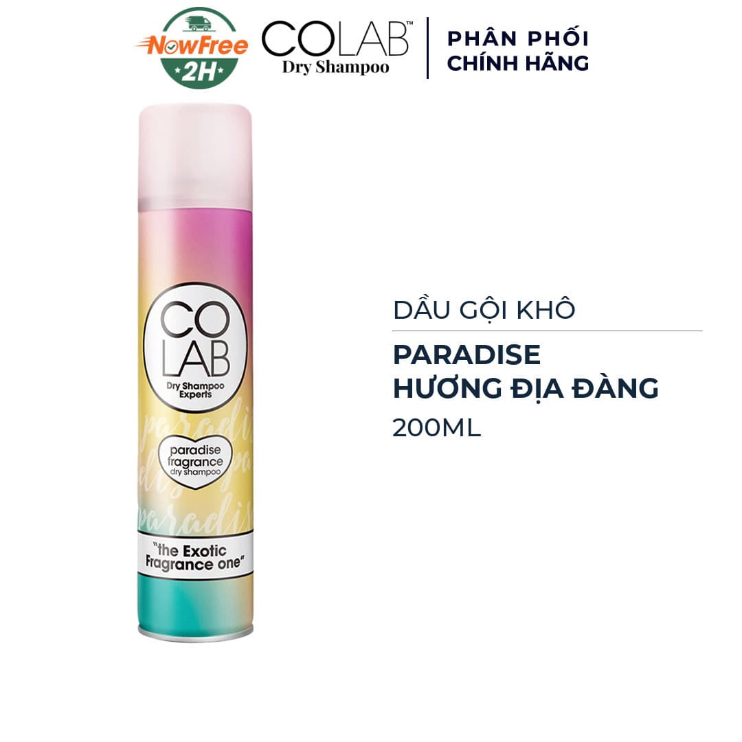 Dầu Gội Khô Colab Paradise Hương Địa Đàng 200ml
