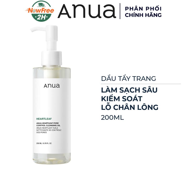 Dầu Tẩy Trang Anua Kiểm Soát Lỗ Chân Lông 200ml