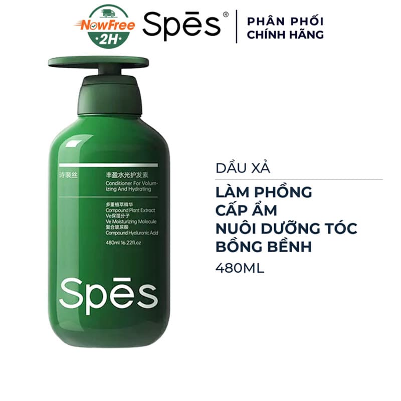 Dầu Xả Spes Làm Phồng & Cấp ẩm Cho Tóc 480ml