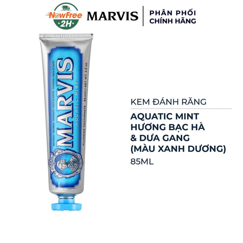 Kem Đánh Răng Marvis Màu Xanh Dương Hương Dưa Gang 85ml