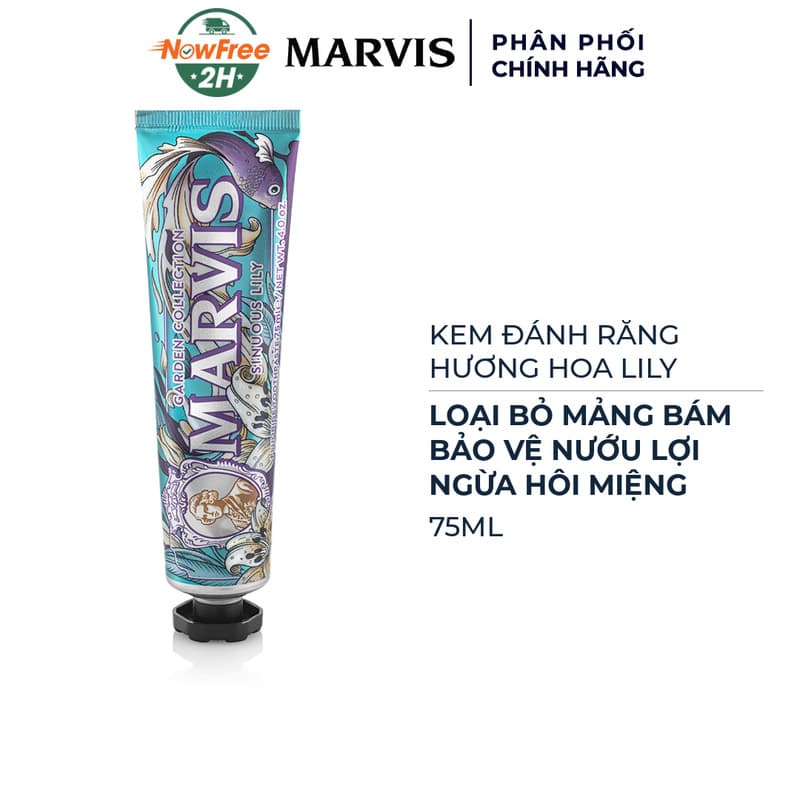 Kem Đánh Răng Marvis Sinuous Lily 75ml