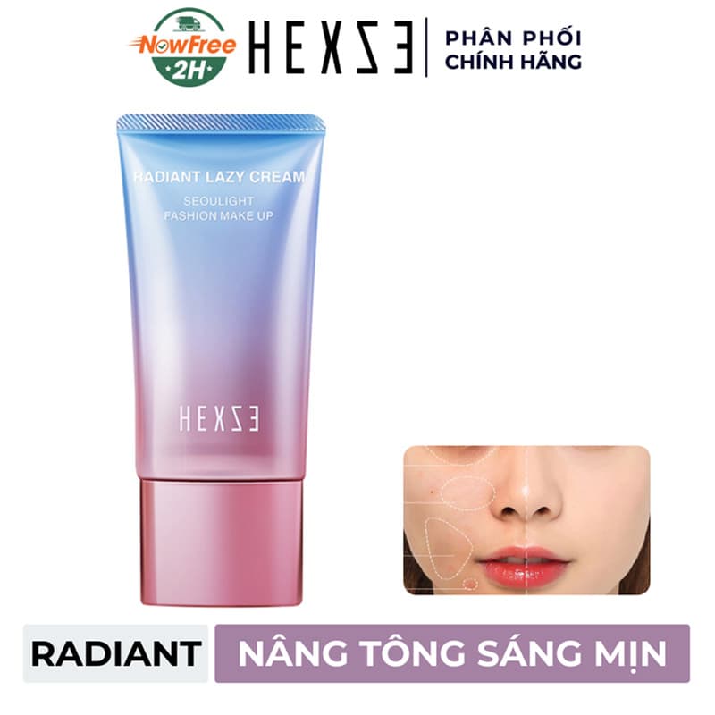 Kem Dưỡng Hexze Nâng Tông Sáng Mịn, Cấp Ẩm Da 50g (Tuýp)