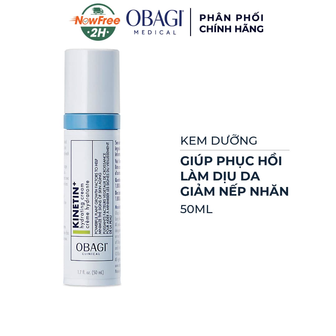 Kem Dưỡng Obagi Clinical Kinetin+ Giúp Dưỡng Ẩm, Làm Dịu Da 50ml
