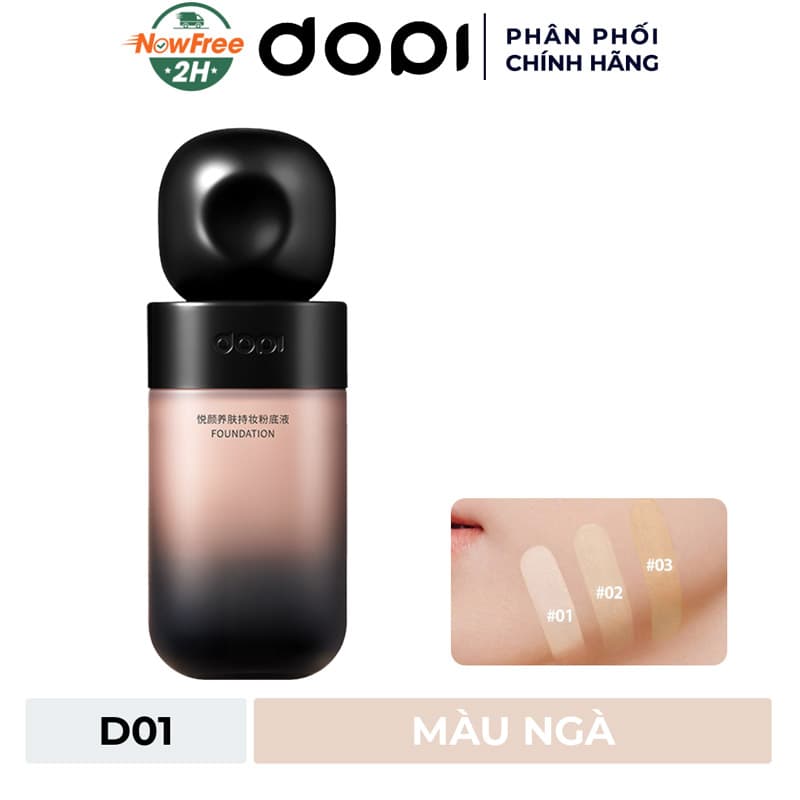 Kem Nền Dopi Cho Da Khô D01 Ivory - Màu Ngà 35ml