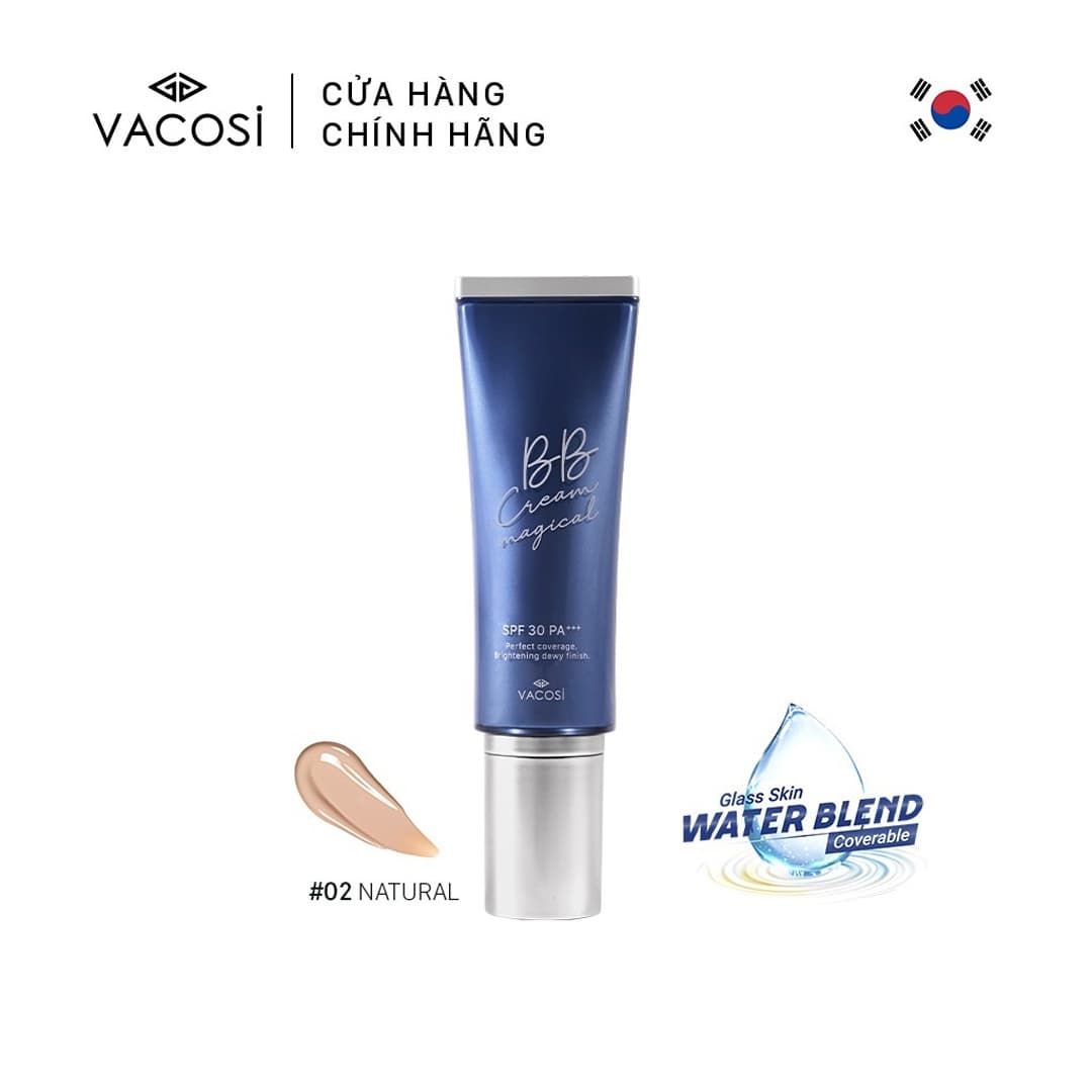 Kem Trang Điểm Vacosi Chống Nắng 01 Light Beige 45ml