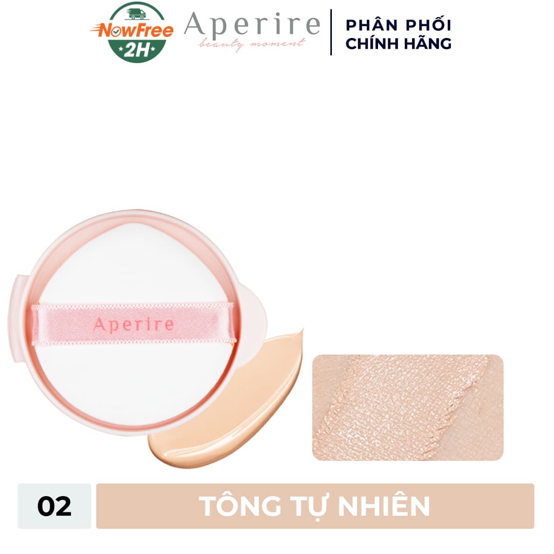 Lõi Phấn Nước Aperire Chống Nắng Che Phủ Cao 02 Tự Nhiên 13g