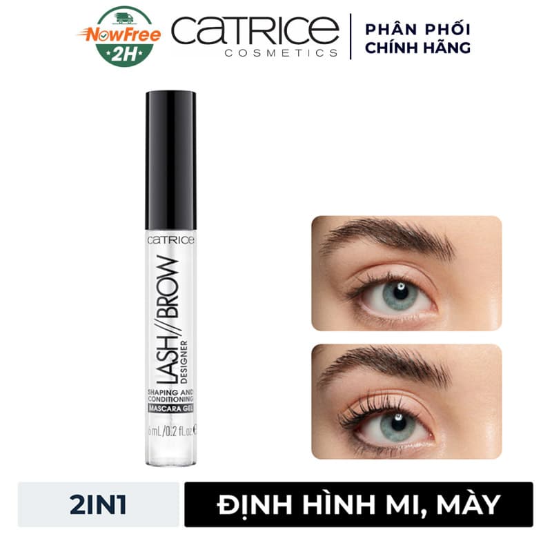 Mascara Catrice Dạng Gel Cấp Ẩm Mi, Định Hình Lông Mày 6ml