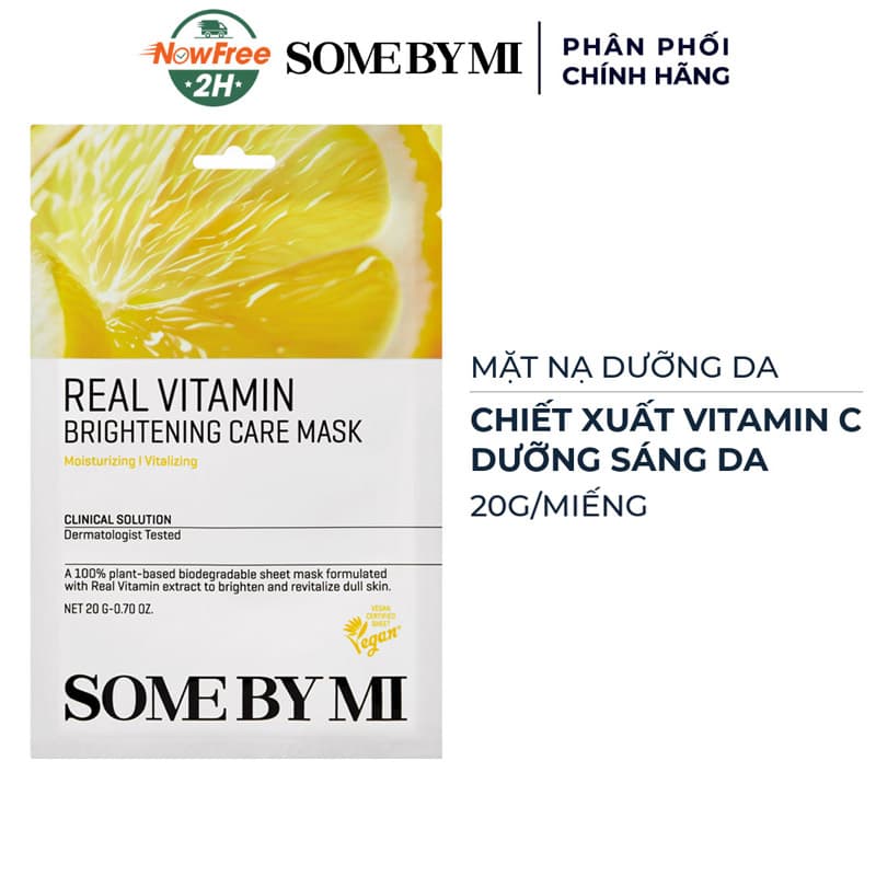 Mặt Nạ Dưỡng Da Some By Mi Vitamin C Làm Sáng Da 20g