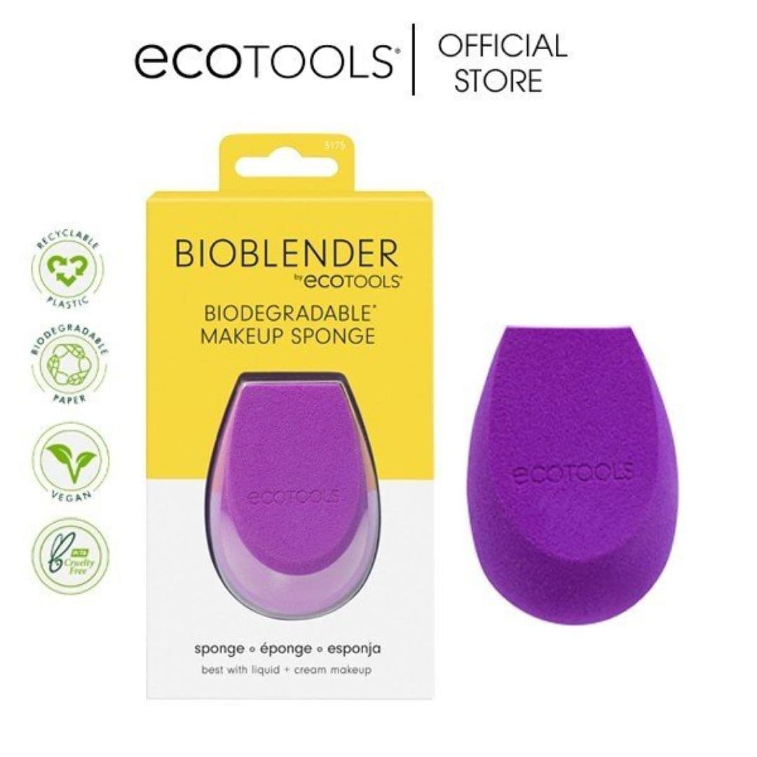 Mút Trang Điểm Ecotools Bioblender Makeup Sponge (1 Cái)