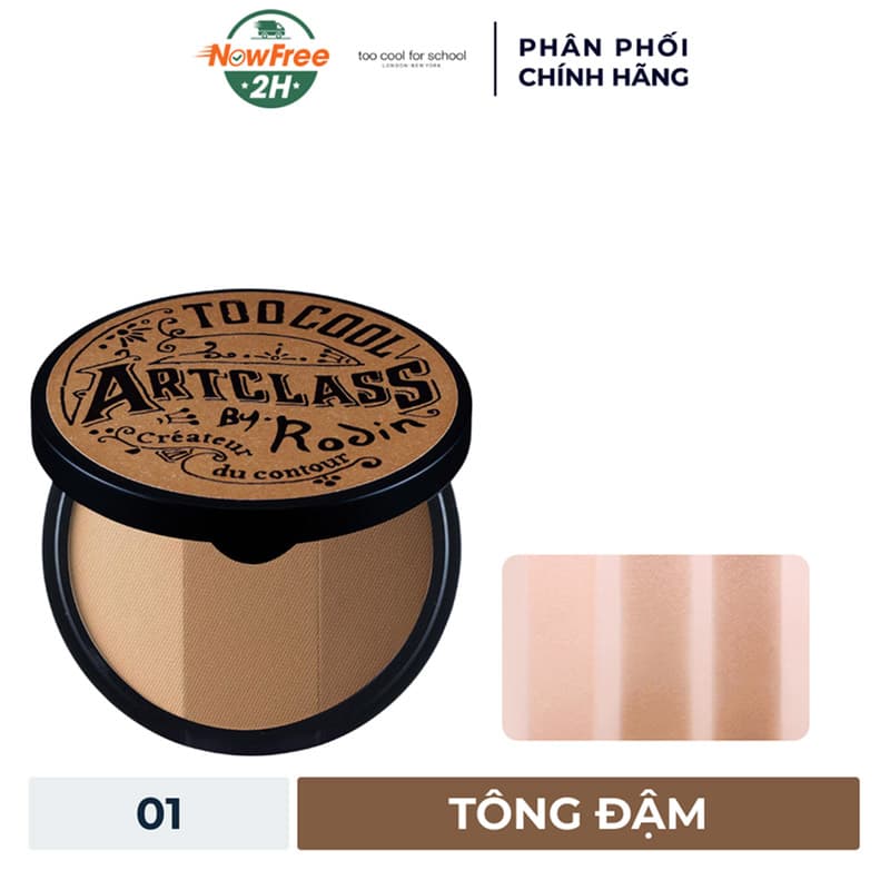 Phấn Tạo Khối Too Cool For School 01 Màu Đậm 9.5g