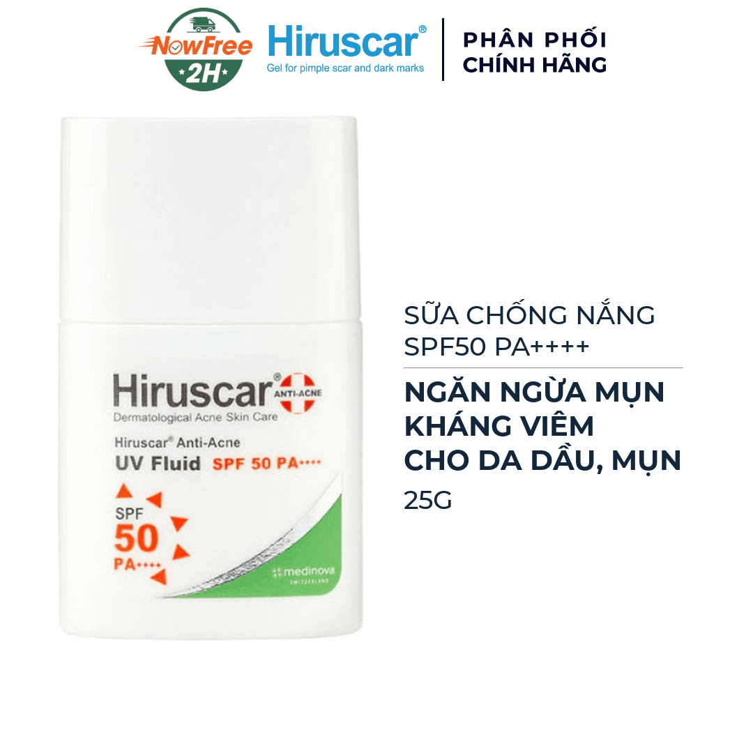 Sữa Chống Nắng Hiruscar Dành Cho Da Dầu, Mụn 25g