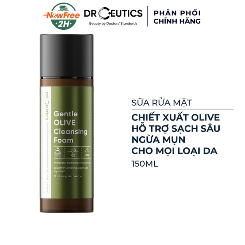 Sữa Rửa Mặt DrCeutics Hỗ Trợ Sạch Sâu Cho Mọi Loại Da 150ml