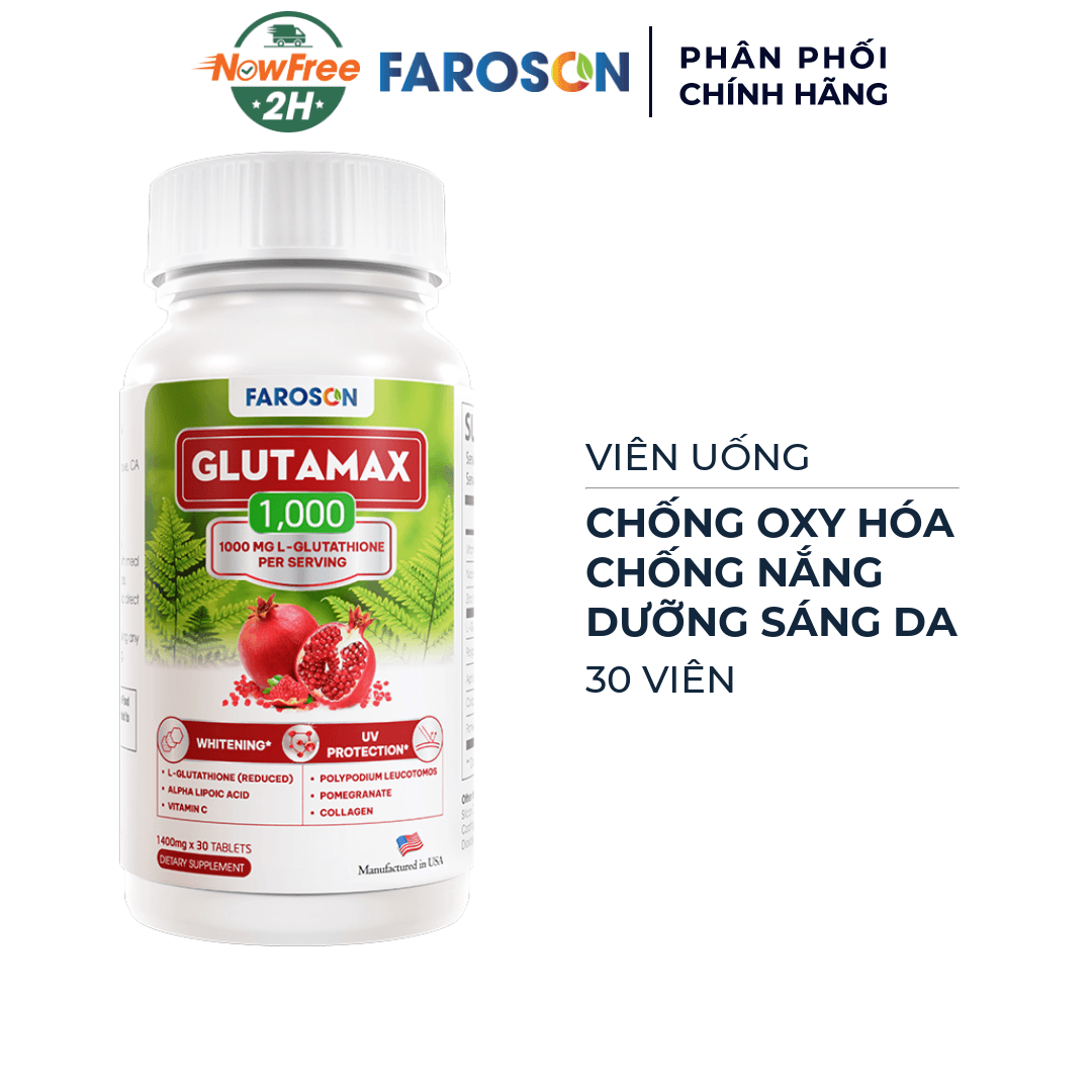 Viên Uống Faroson Chống Nắng, Dưỡng Sáng Da Hộp 30 Viên