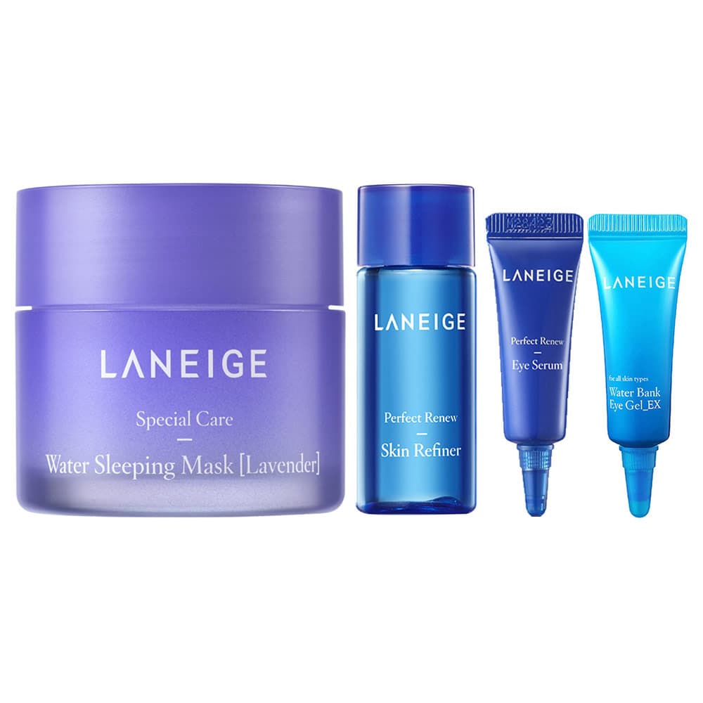 Bộ Dưỡng Laneige Cấp Ẩm, Ngừa Lão Hóa Da Mặt & Vùng Mắt 4 Món