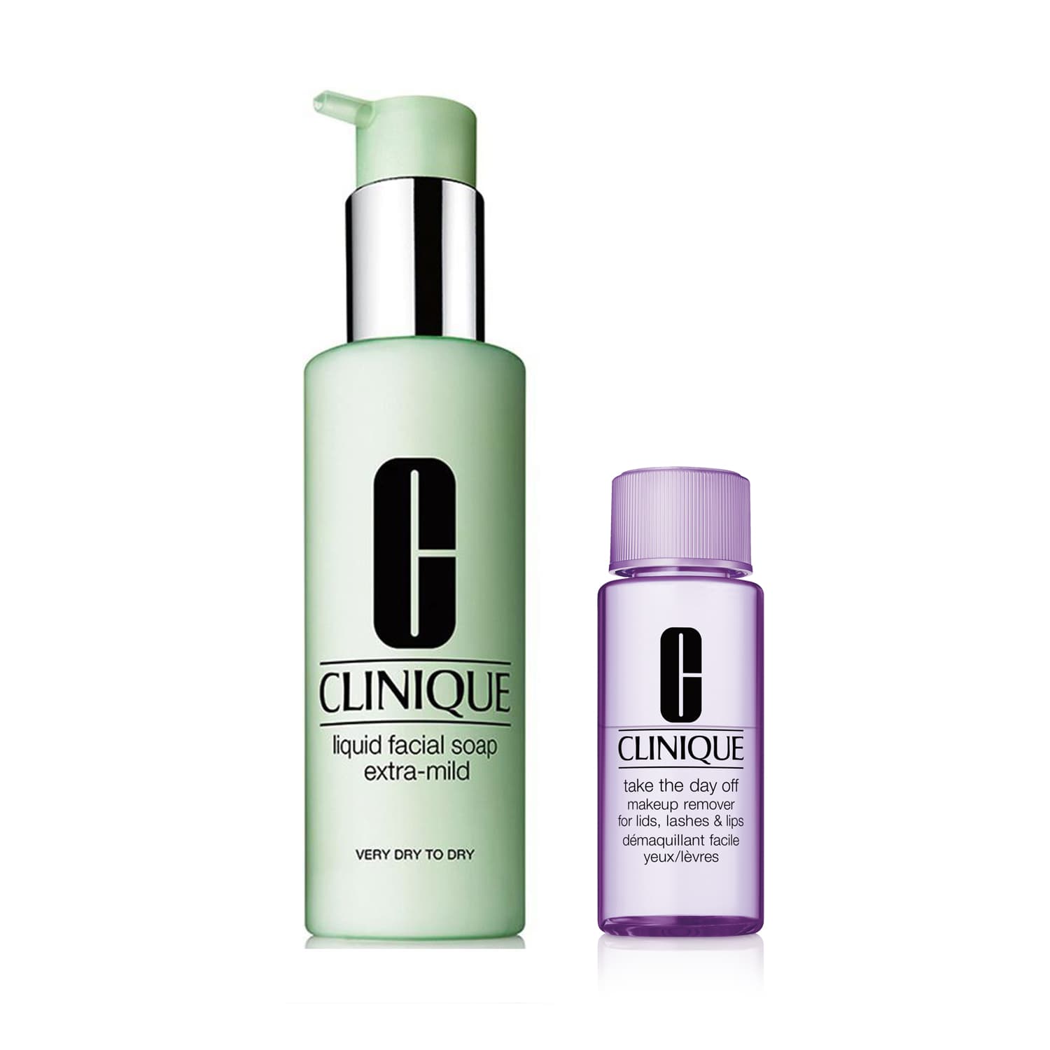 Combo Sữa Rửa Mặt Clinique Da Khô Đến Rất Khô 200ml + Nước Tẩy Trang Mắt Môi 50ml