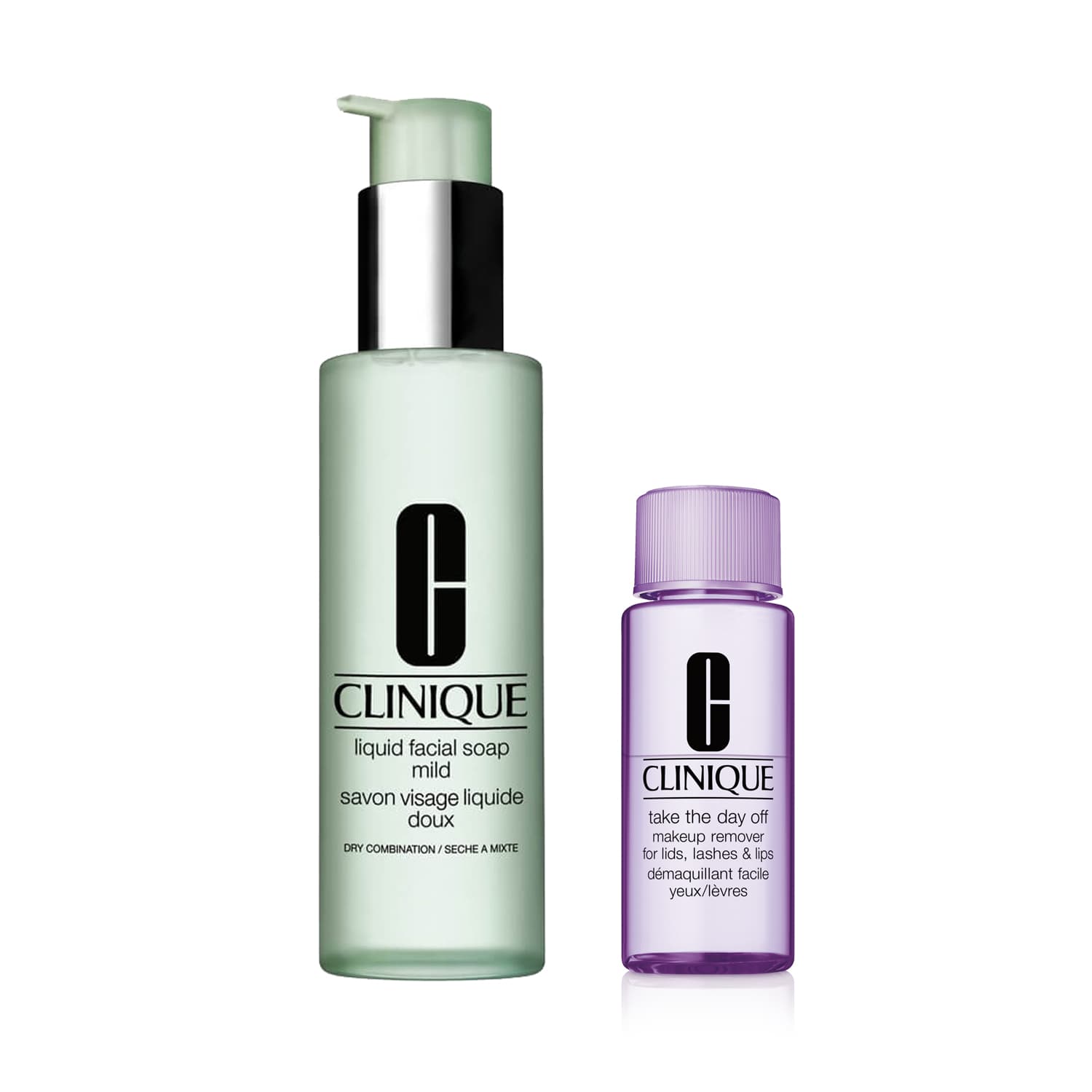 Combo Sữa Rửa Mặt Clinique Da Khô, Hỗn Hợp Khô 200ml + Nước Tẩy Trang Mắt Môi 50ml