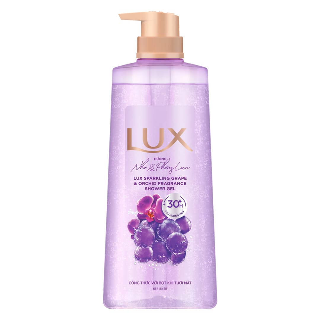 Sữa Tắm Lux Sparkling Phong Lan & Nho 700g