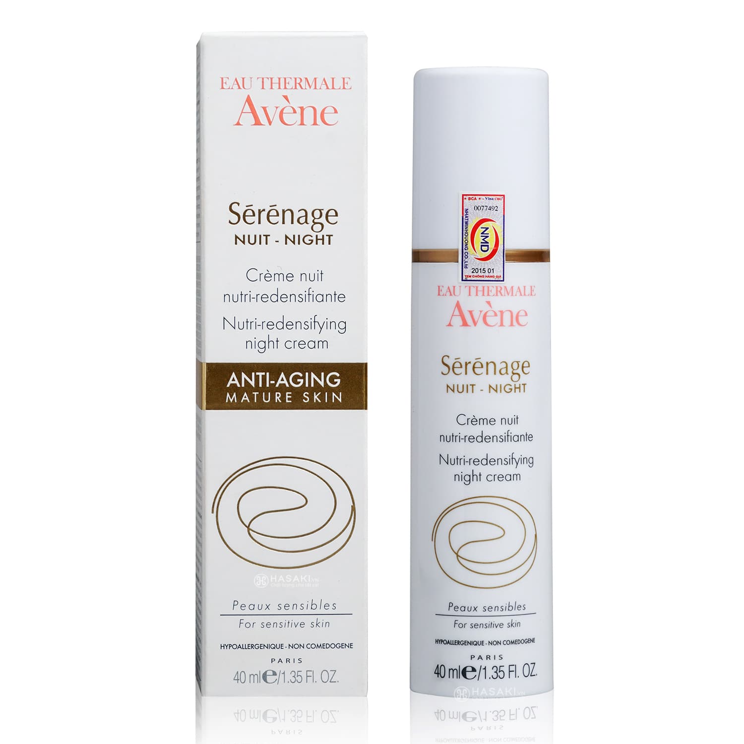Kem Avène Chống Lão Hóa Và Săn Chắc Da Ban Đêm 40ml