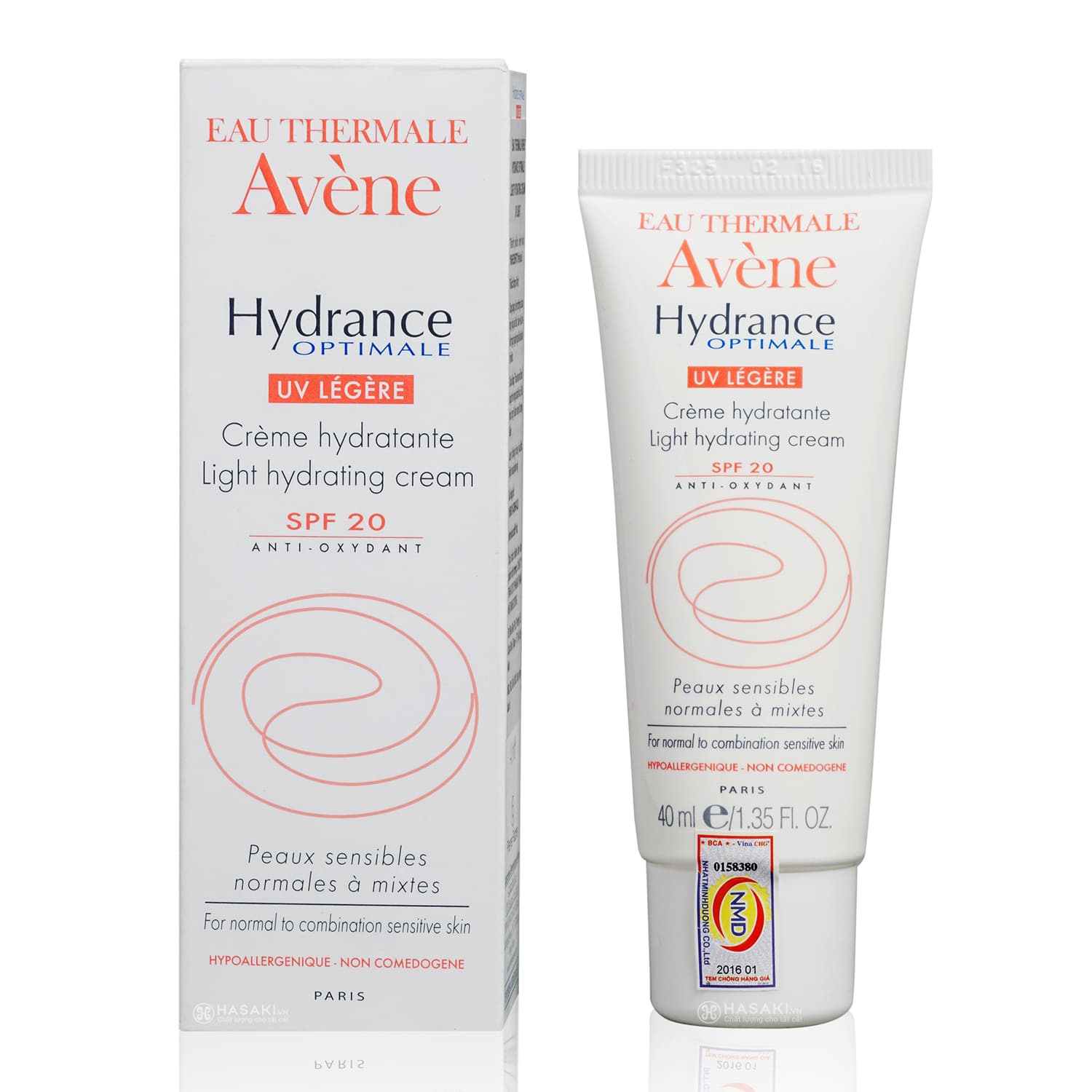 Kem Dưỡng Ẩm Avène Chống Nắng Cho Da Hỗn Hợp SPF20 40ml