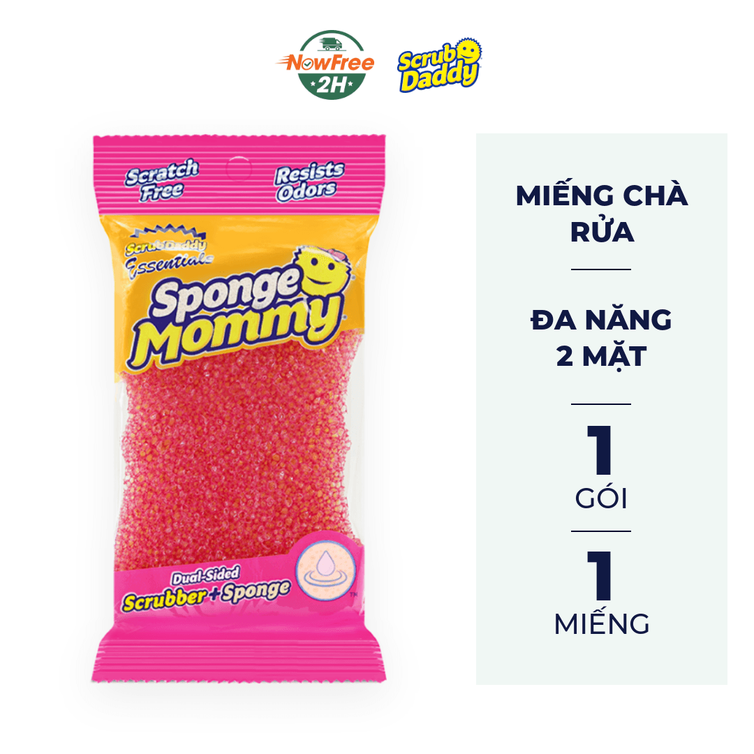 Miếng Chà Rửa Scrub Daddy Đa Năng 2 Mặt 1 Miếng