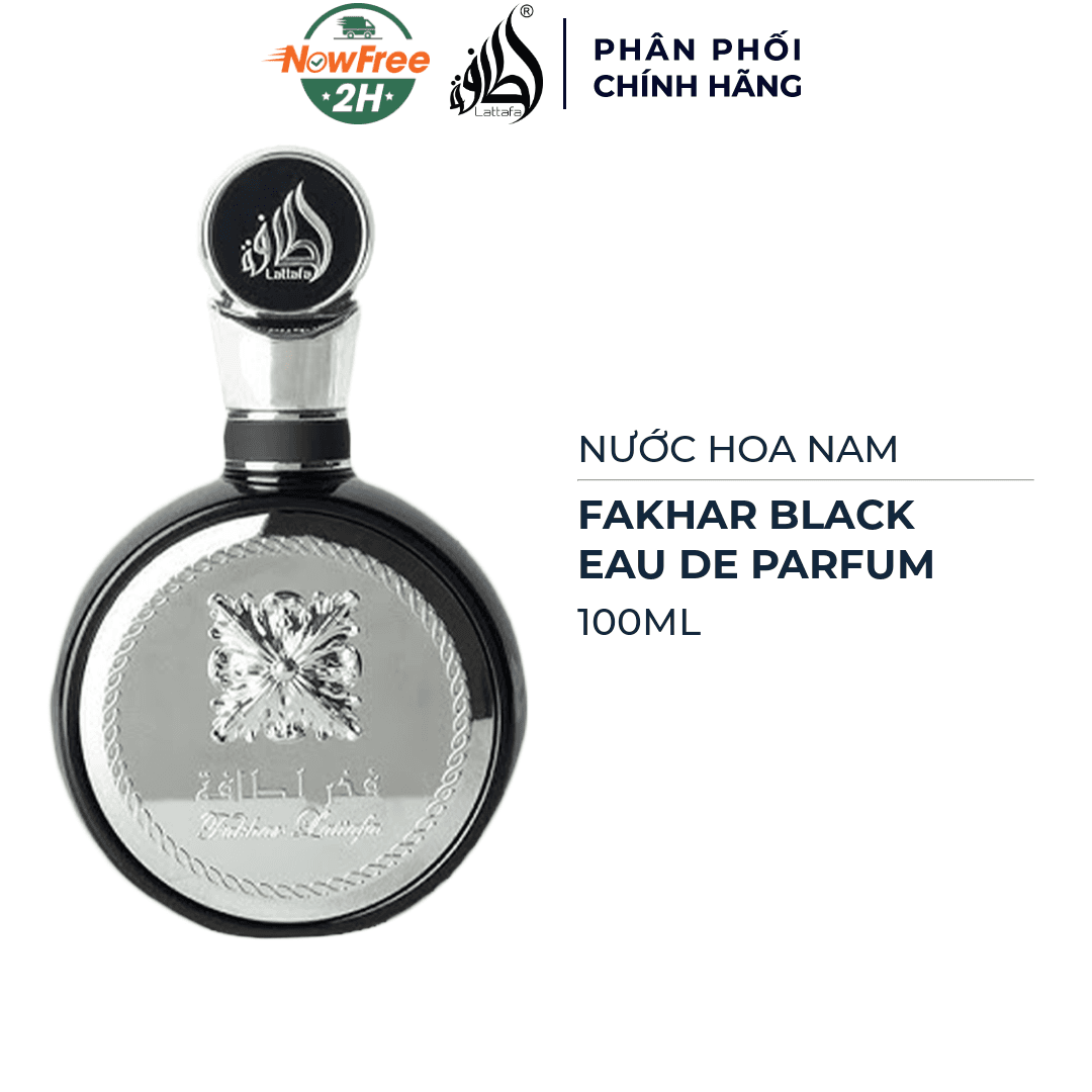 Nước Hoa Nam Lattafa Fakhar Black EDP 100ml