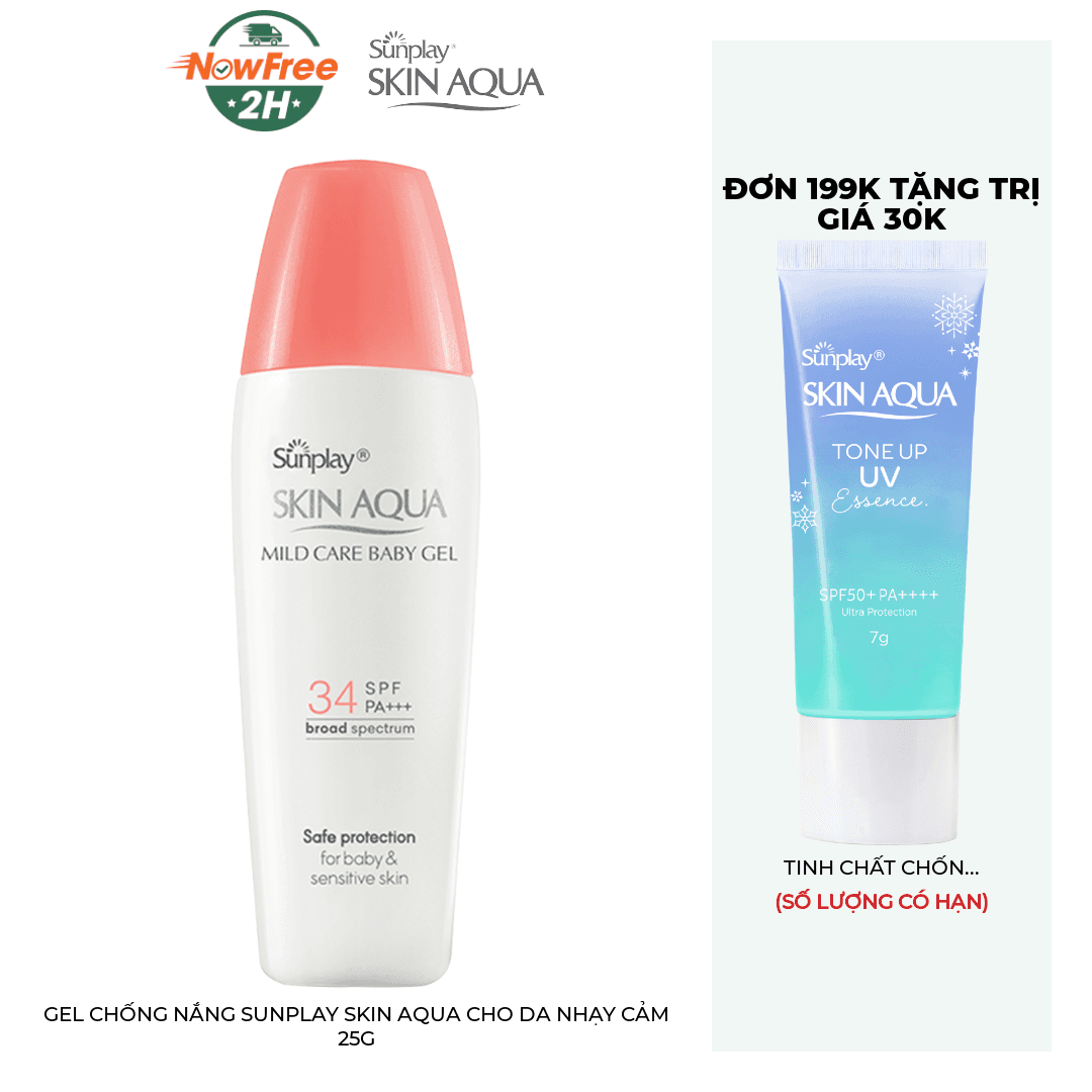 Gel Chống Nắng Sunplay Skin Aqua Cho Da Nhạy Cảm 25g