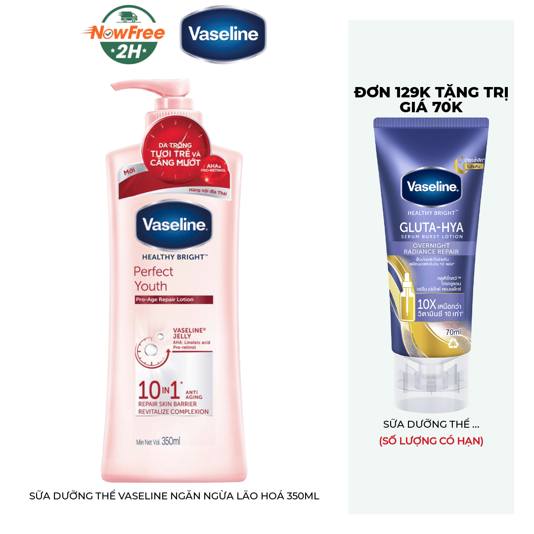 Sữa Dưỡng Thể Vaseline Ngăn Ngừa Lão Hoá 350ml
