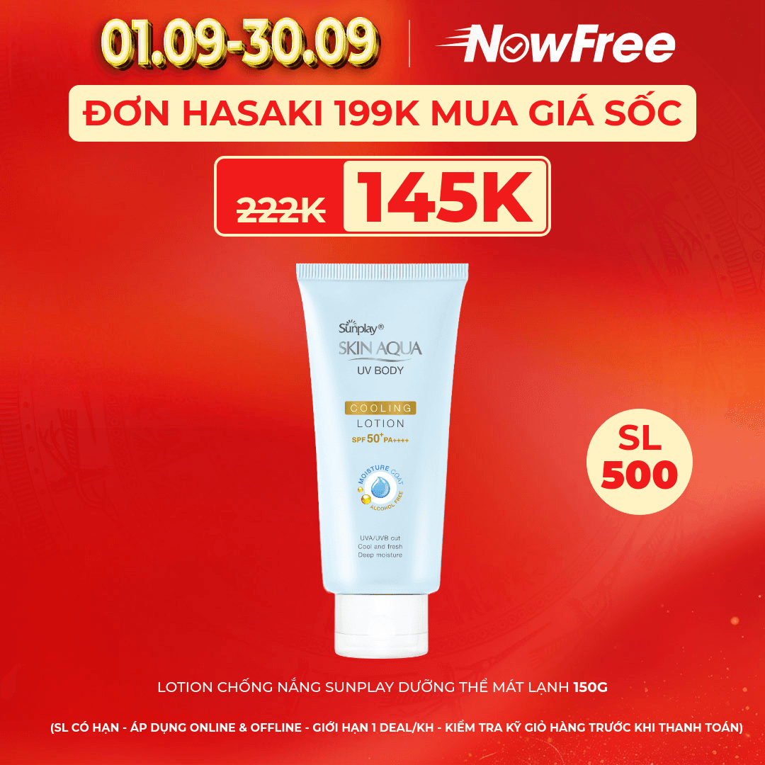 Lotion Chống Nắng Sunplay Dưỡng Thể Mát Lạnh 150g