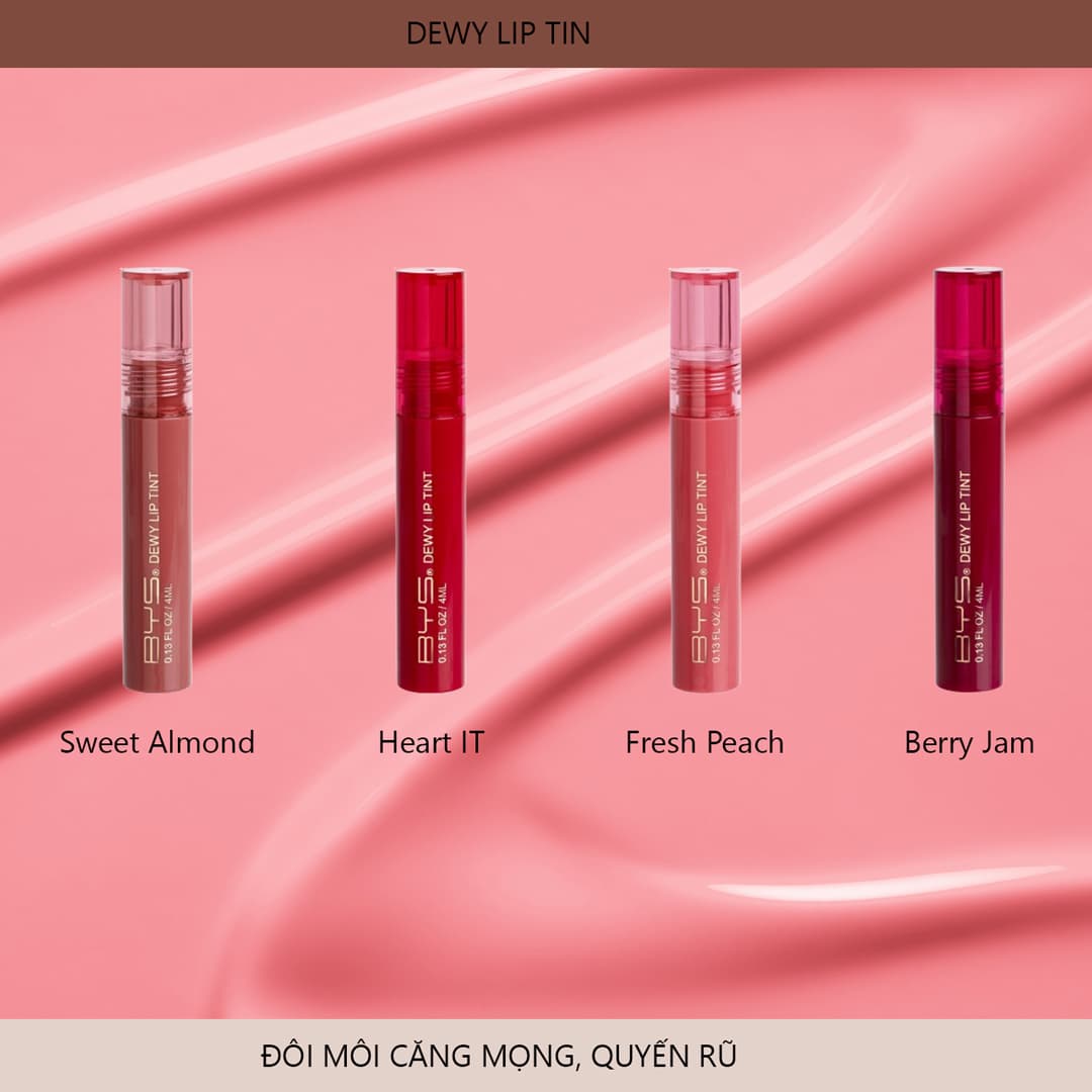 Son Tint Lì BYS Mềm Mịn 4ml