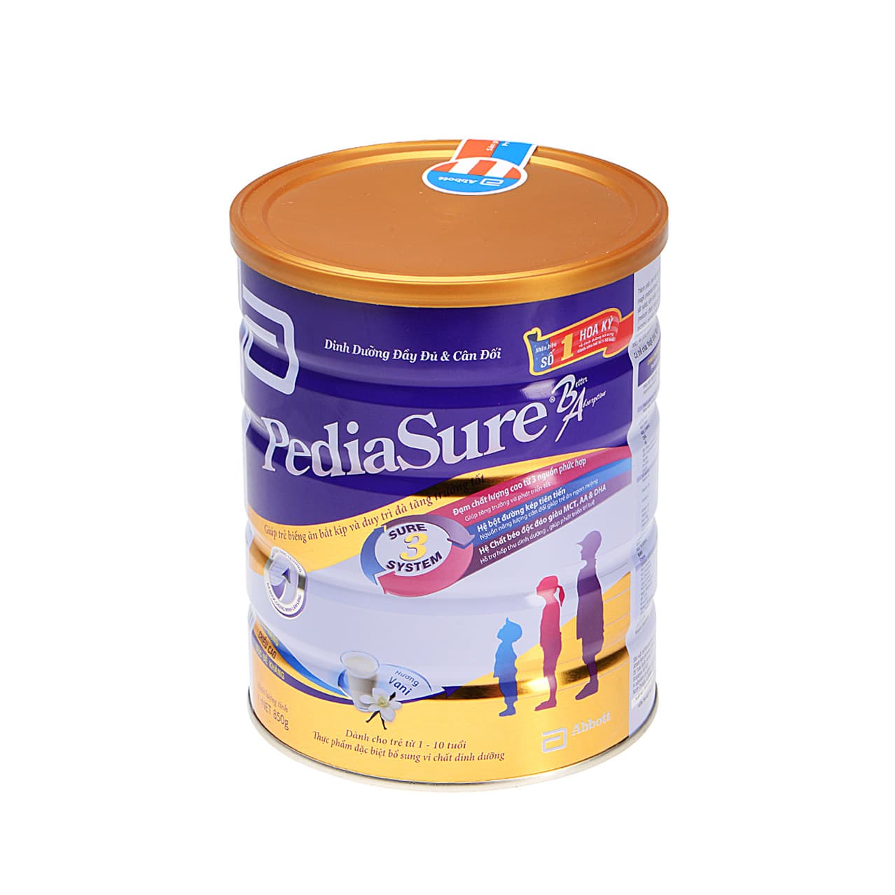 Sữa Bột Abbott PediaSure B/A Cho Trẻ Từ 1-10 Tuổi 850g
